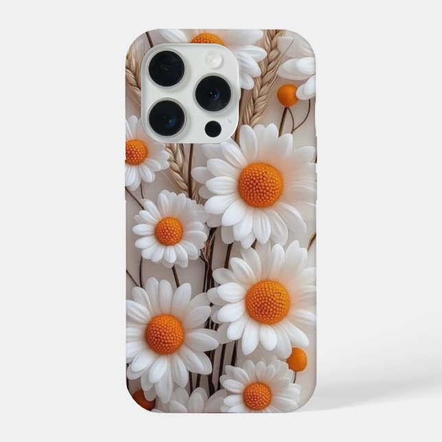 Sun-Kissed Floral Radiance iPhone Case (Back)