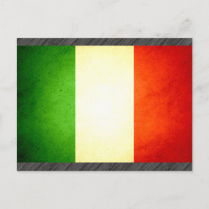 Sun kissed Italy Flag Postcard