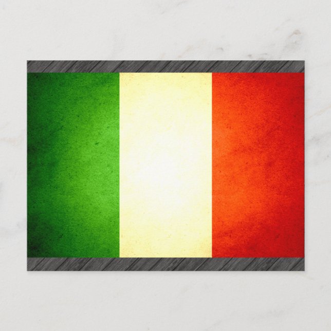 Sun kissed Italy Flag Postcard (Front)