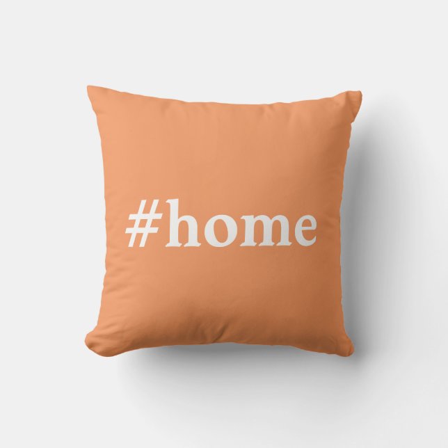 Sun-kissed Orange #Home Cushion (Front)