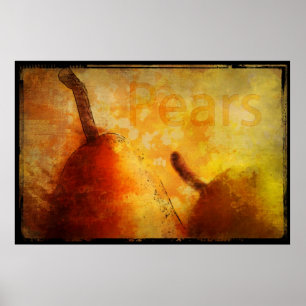 Sun kissed Pears Art Print