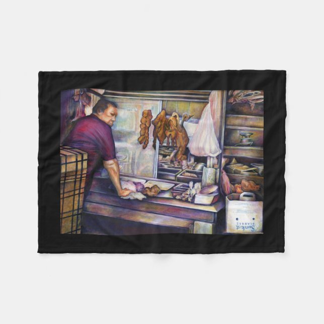 Sun-Kissed Singapore Fleece Blanket (Front (Horizontal))