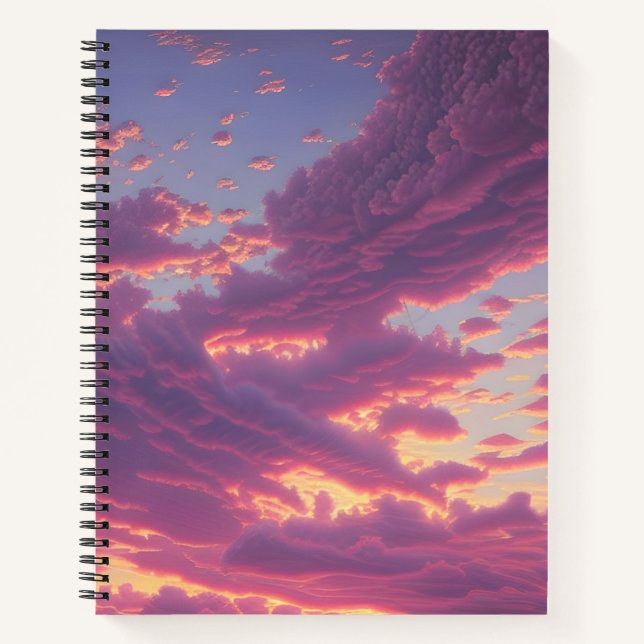 Sun-kissed Sky Notebook (Front)