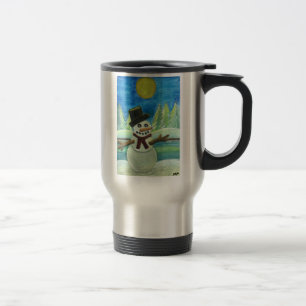 Sun-Kissed Snowman Travel Mug