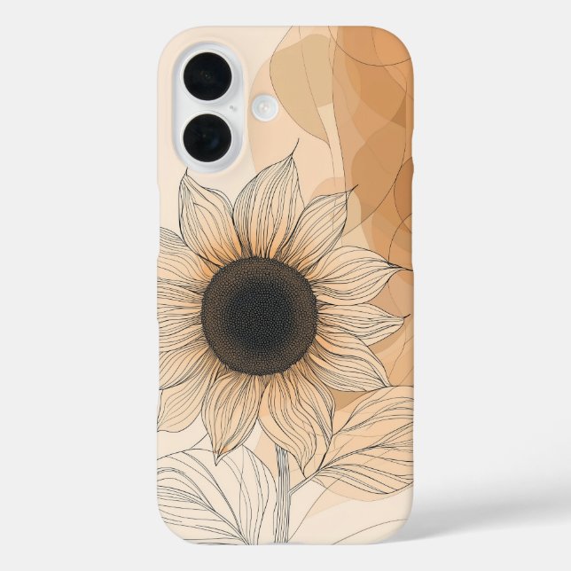 Sun-Kissed Sunflower Case-Mate iPhone Case (Back)