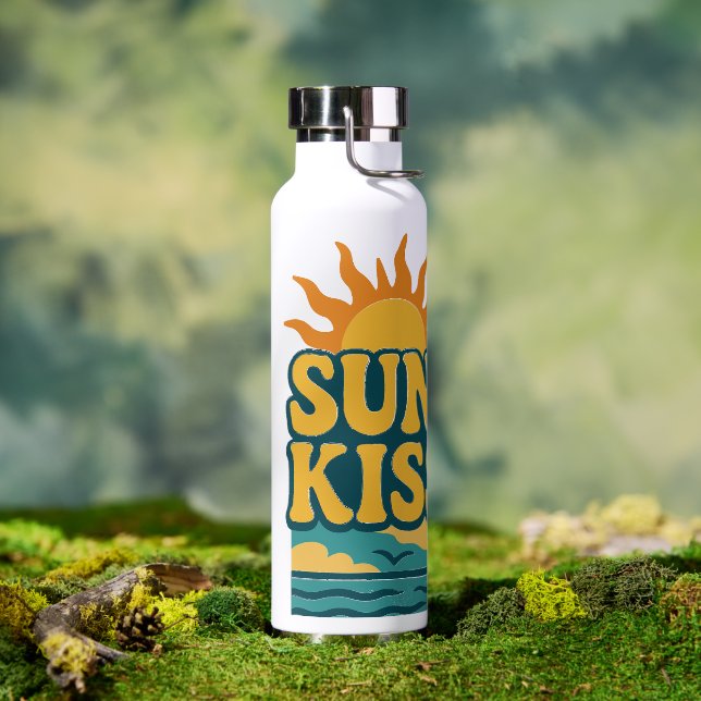 Sun Kissed Water Bottle – Retro Aesthetic Hydratio (Outdoor (Rotated))