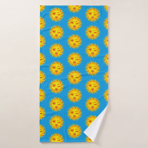 Sun Kisses, Sun Print Bath Towel