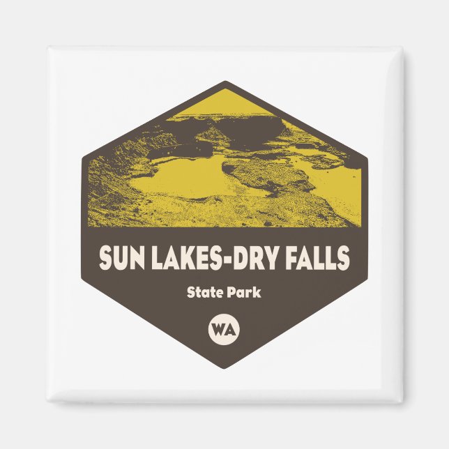 Sun Lakes-Dry Falls State Park Washington Magnet (Front)