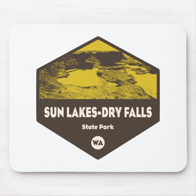 Sun Lakes-Dry Falls State Park Washington Mouse Pad (Front)