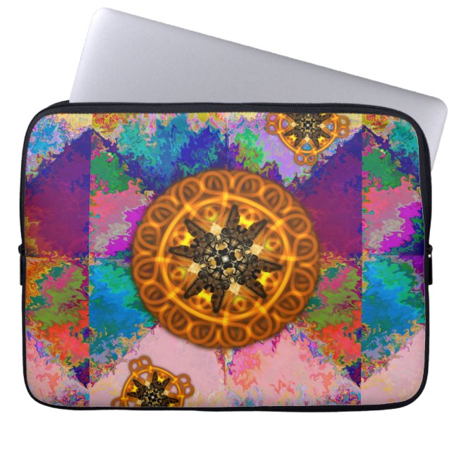 Sun light  laptop sleeve (Front)