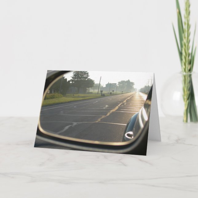 Sun Lit Road Motivational Card (Front)