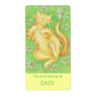 Sun Lover bookplate label