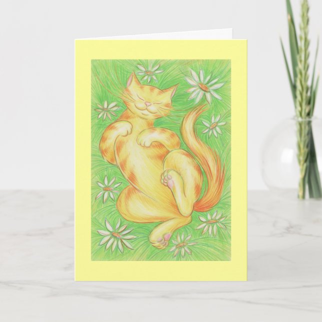 Sun Lover 'Thank you' card (Front)