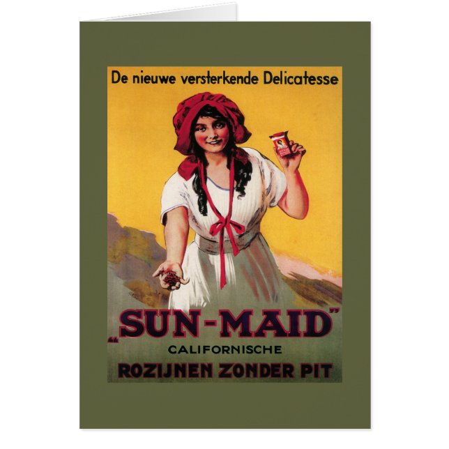 Sun-Maid California Raisin Poster (Front)