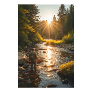 *~* Sun Man River Stream Nature  AP49 Photo Print