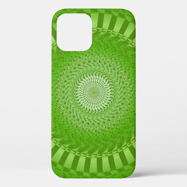 Sun Mandala green Case-Mate iPhone Case (Back)