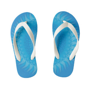 Sun Mandala Light blue Kid's Jandals