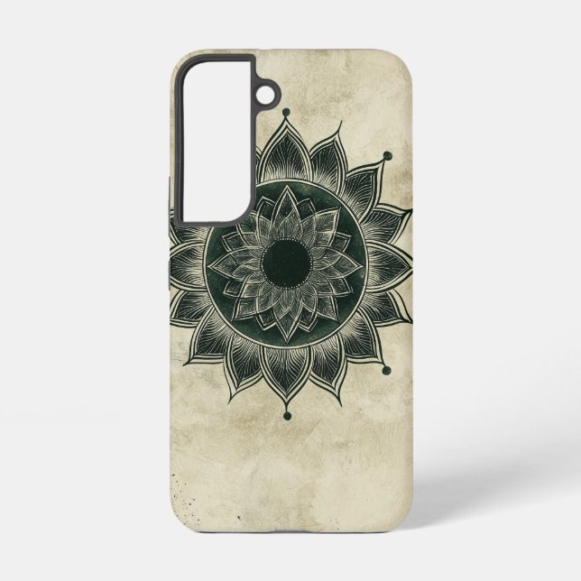 Sun Mandala Roots Phone Case (Back)