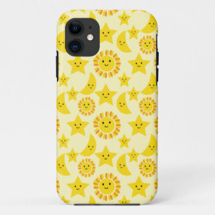 Sun Moon and star pattern Case-Mate iPhone Case