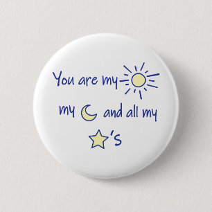 Sun-Moon-and-Stars- 6 Cm Round Badge