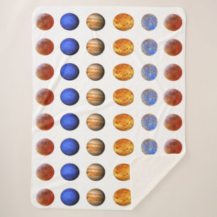 Sun, Moon and Stars Fleece Blanket 60"x 80"