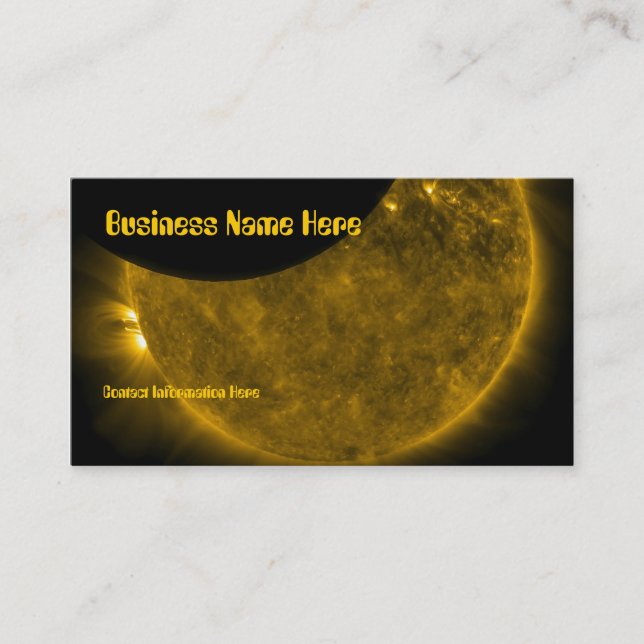 Sun & Moon Business Cards (Front)