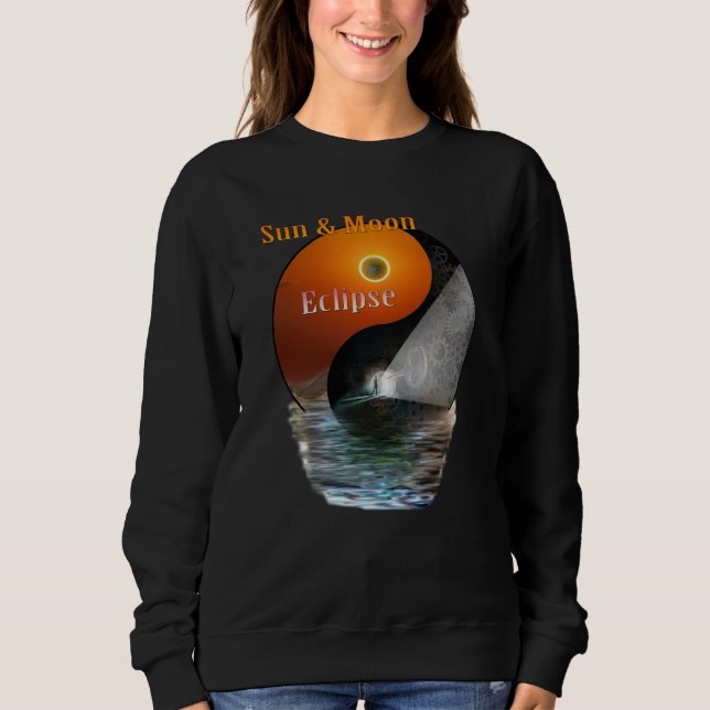 Sun & Moon-Eclipse-time Sweatshirt (Front)