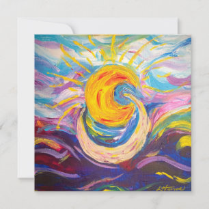"Sun & Moon" Encouragement Flat Card