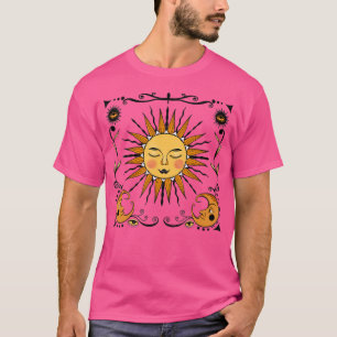 Sun Moon Galactic Space Energy Vibration Astronomy T-Shirt