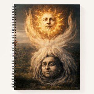 Sun, Moon, Hermes Trismegistus Astrology Notebook