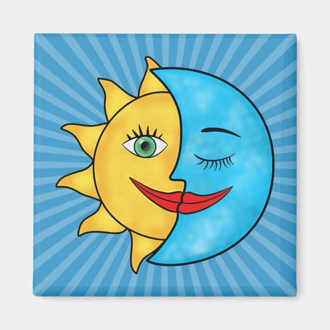 Sun Moon Magnet (Front)