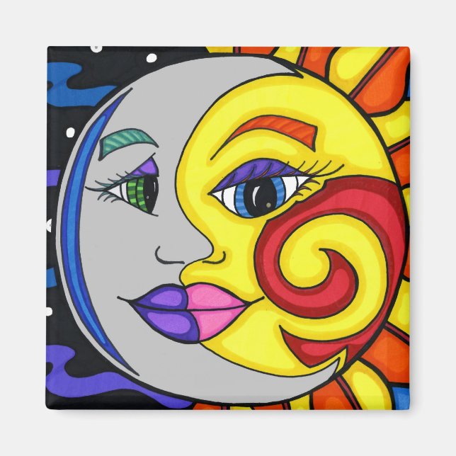Sun & Moon Magnet (Front)