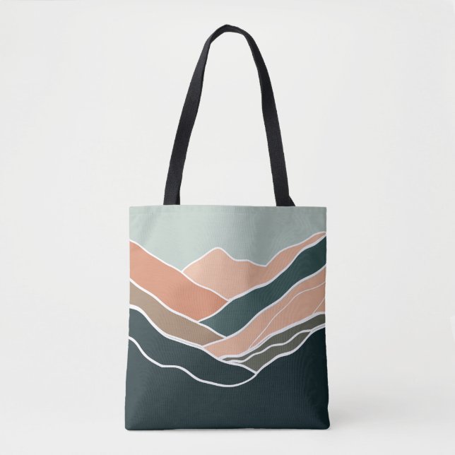 Sun & Moon Mountains Tote Bag (Front)