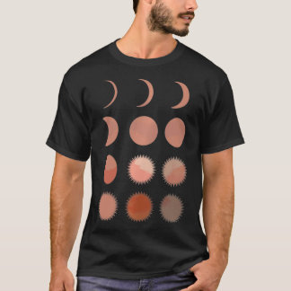 Sun Moon Phases Abstract Bohemian Pullover