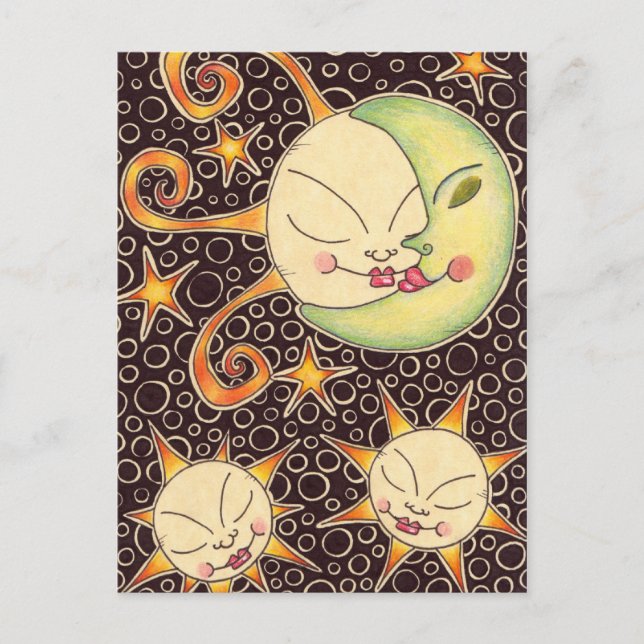 Sun & Moon Postcard (Front)