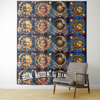 Sun, Moon & Star Co. Tapestry