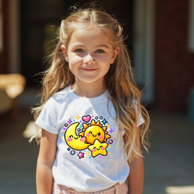 Sun Moon Star Y2K Cute Toddler Shirt (Creator Uploaded)