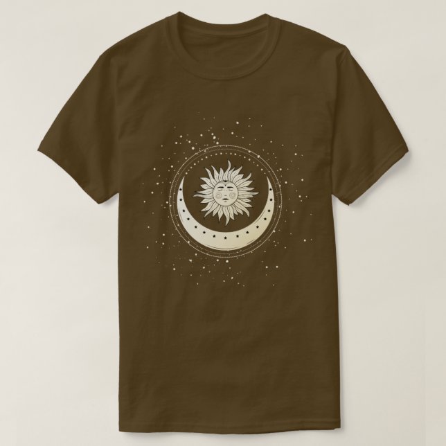 Sun Moon Stars2 T-Shirt (Design Front)