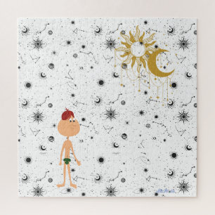 sun moon stars people jigsaw puzzle