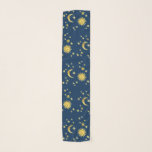 Sun, Moon & Stars Scarf<br><div class="desc">More items with this design:  www.zazzle.com/aura2000/sun moon stars</div>