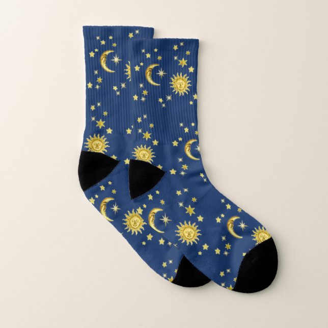 Sun, Moon & Stars Socks (Pair)
