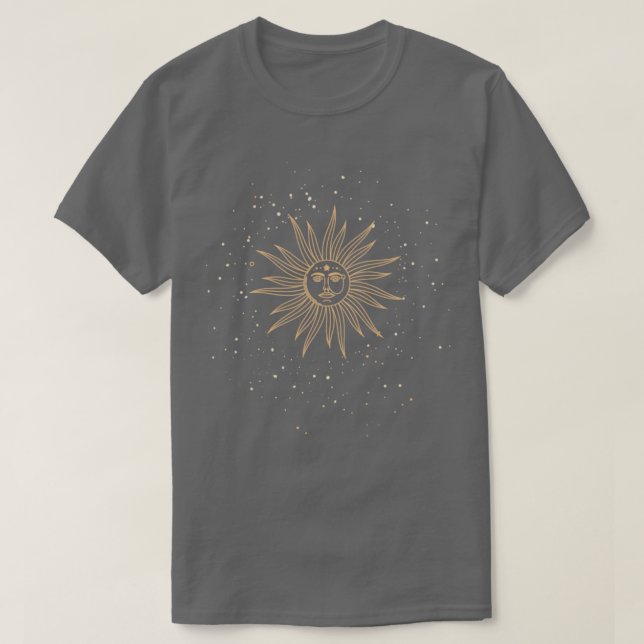 Sun Moon Stars T-Shirt (Design Front)