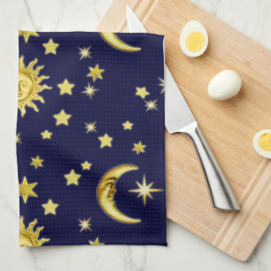 Sun, Moon & Stars 🌞🌛⭐ Tea Towel