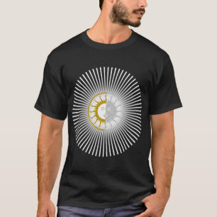 SUN & MOON Symbol - gold silver T-Shirt