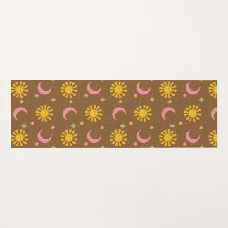 Sun moon yoga mat