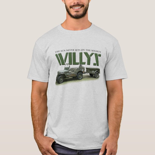 Sun Never Sets on Willys Light Coloured Shirt (Front)