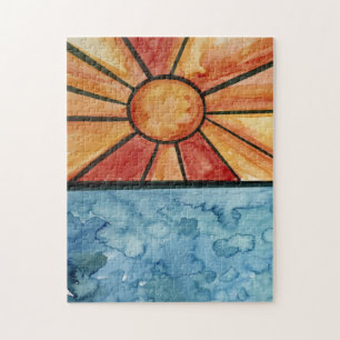 Sun Ocean                         Jigsaw Puzzle