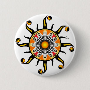 Sun of A Basket 6 Cm Round Badge