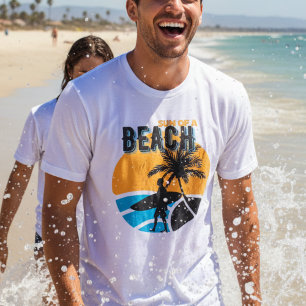sun of a beach   vintage funny surfer Summer T-Shirt