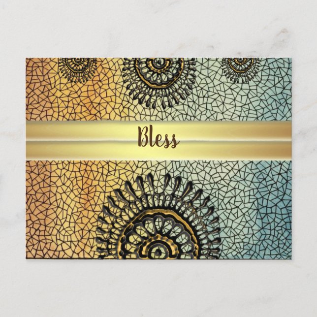 Sun of Henna (Goldish) Postcard (Front)